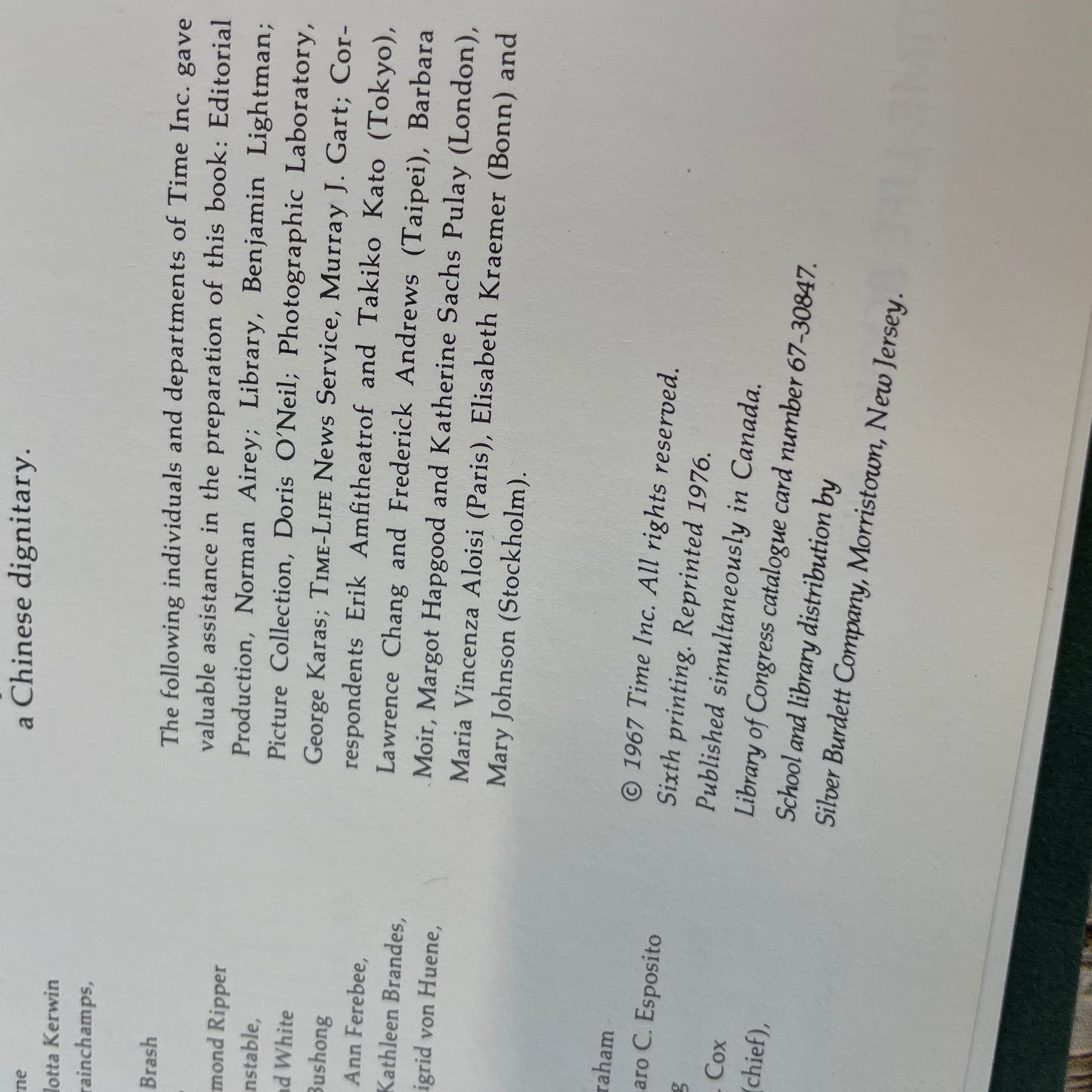 1967 Ancient China Book