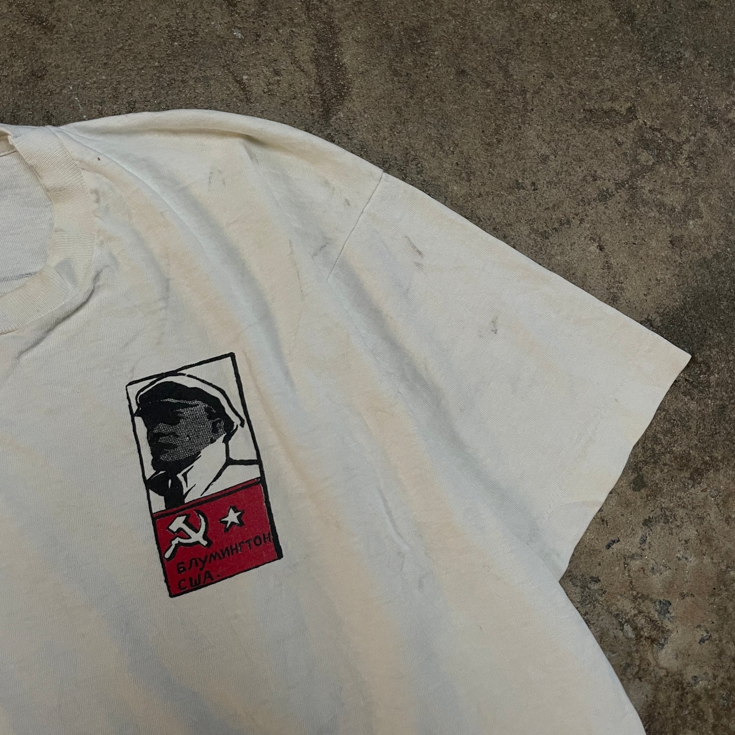 1990s Indiana University Russian Propaganda T-Shirt