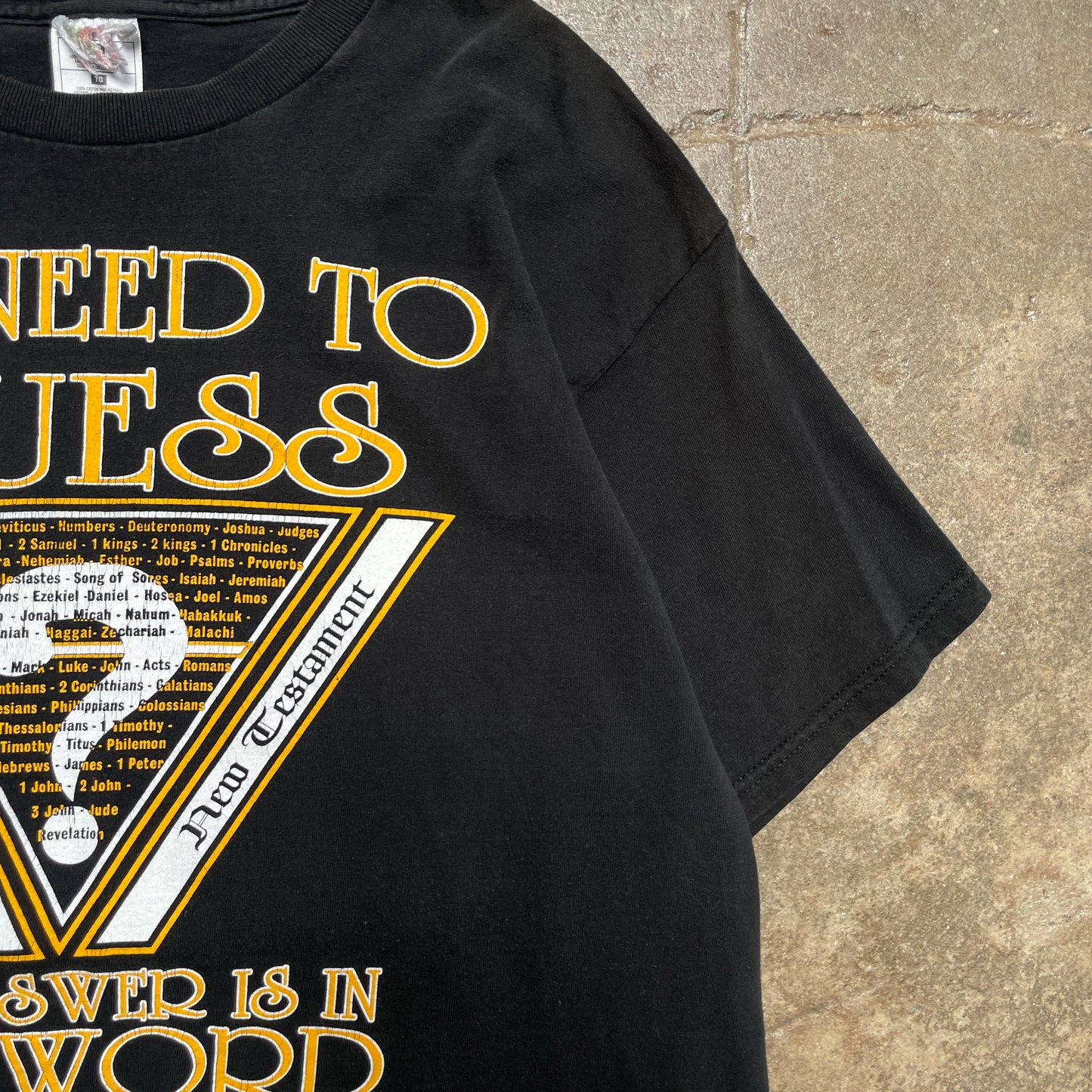 1990s No Need To Guess Jesus Parody T-Shirt