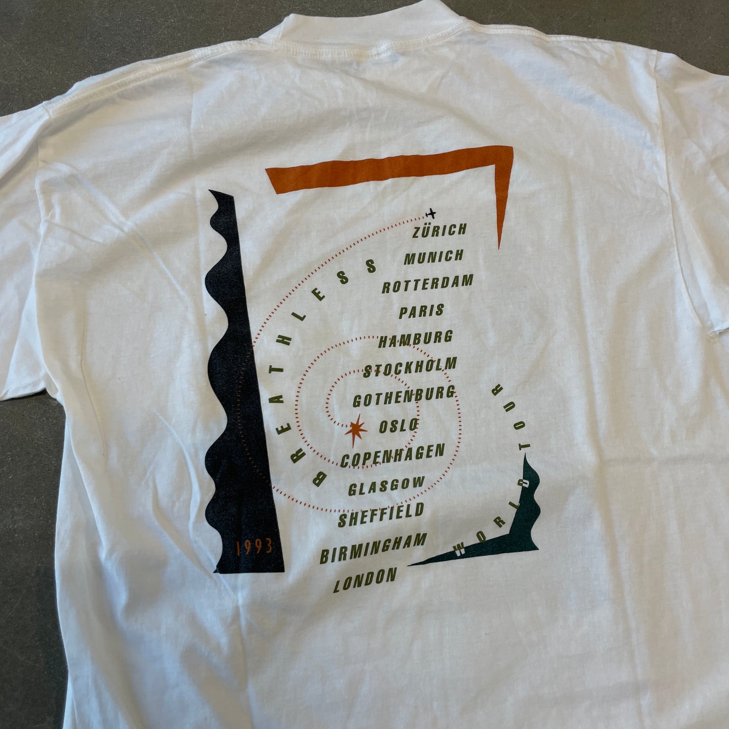 1993 Kenny G European Tour T-Shirt