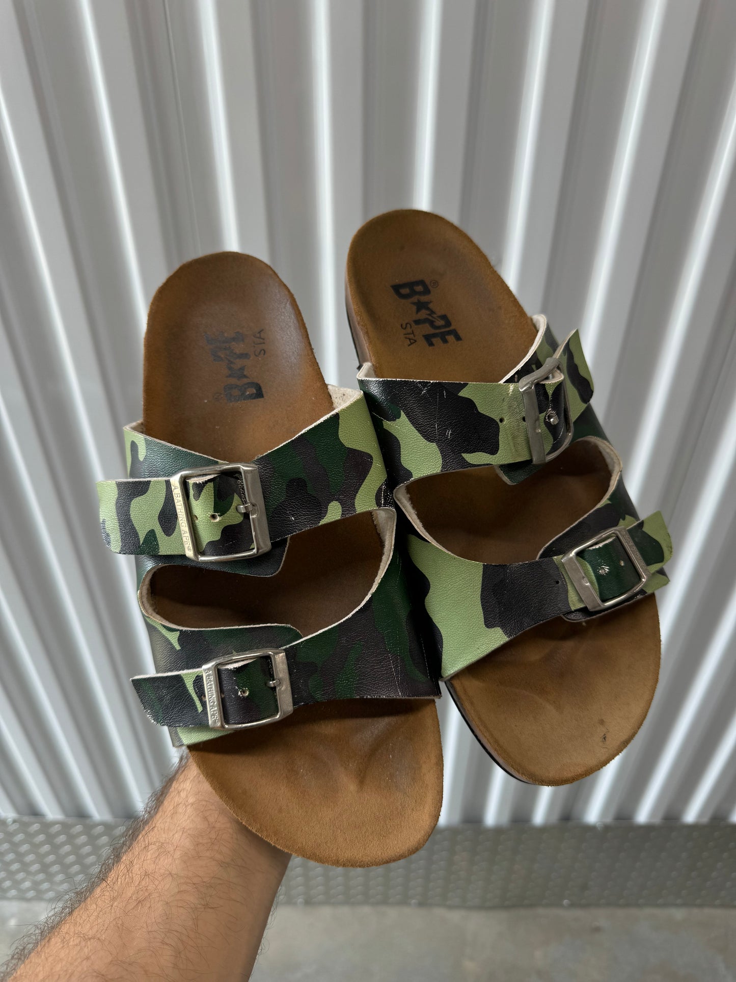 Vintage Y2K Bape Birkenstock Sandals