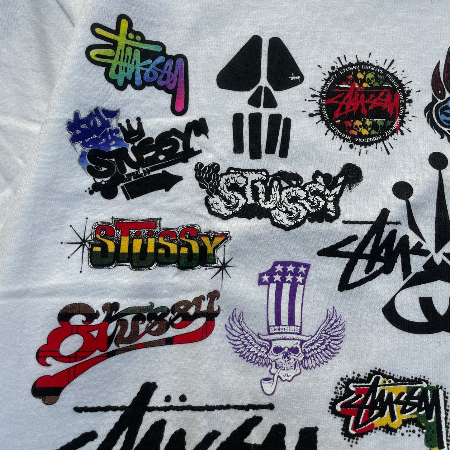 1990s Stussy All Over Print T-Shirt