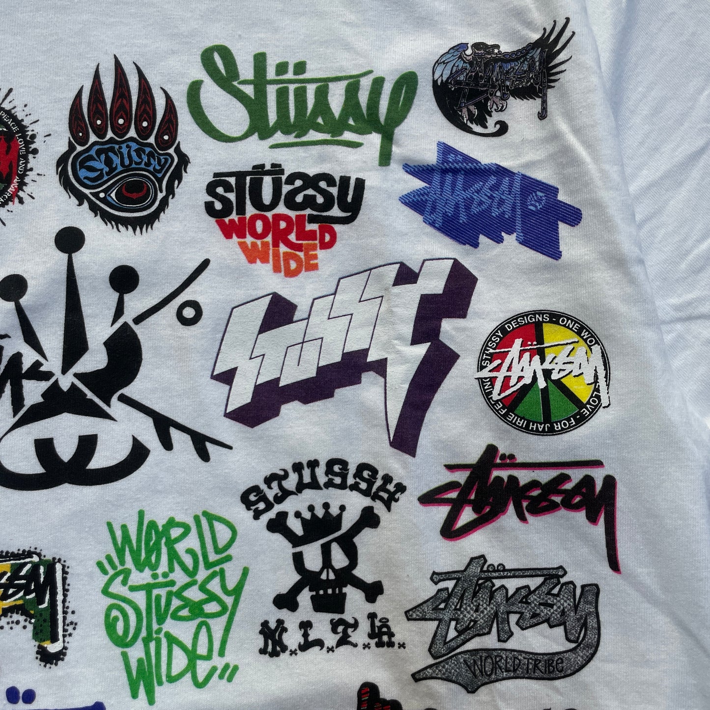 1990s Stussy All Over Print T-Shirt