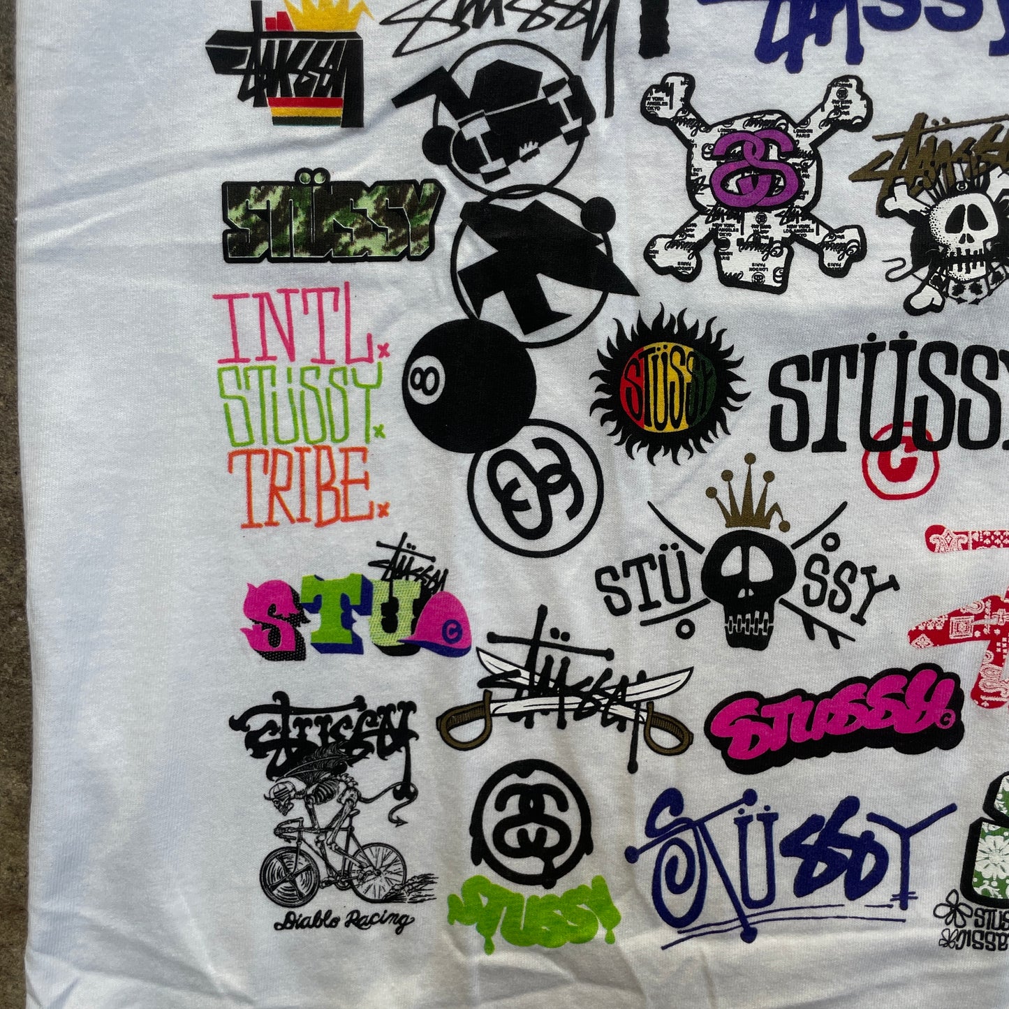 1990s Stussy All Over Print T-Shirt