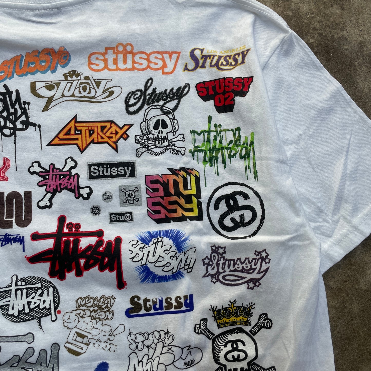 1990s Stussy All Over Print T-Shirt