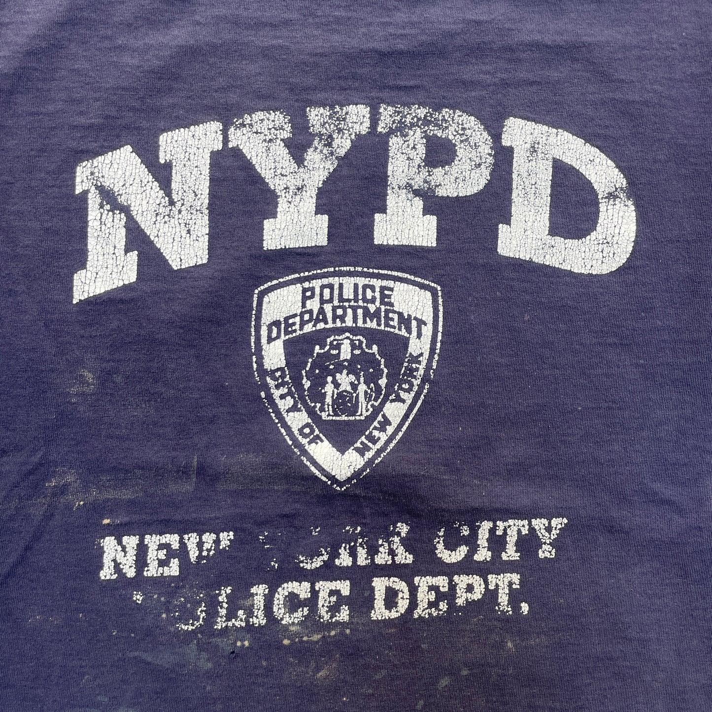 1990s Distressed NYPD T-Shirt