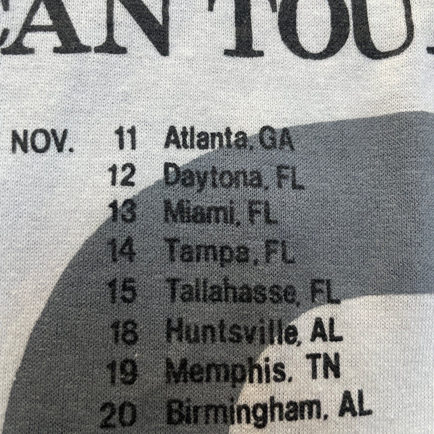 1987 Level 42 Band T-Shirt Acid