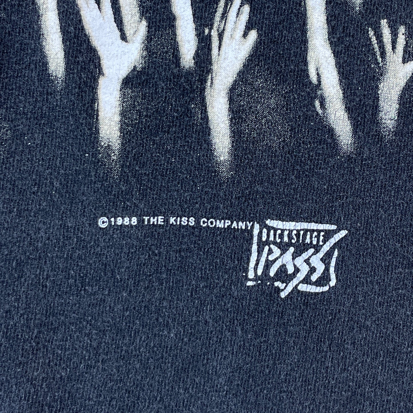 1989 Kiss Live Tour Band T-Shirt