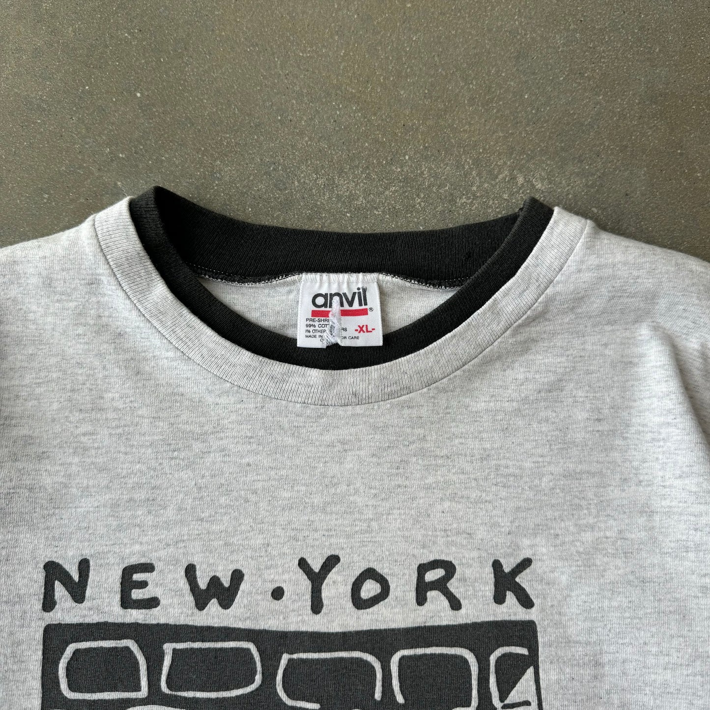 Vintage New York Street Life T-Shirt [XL]