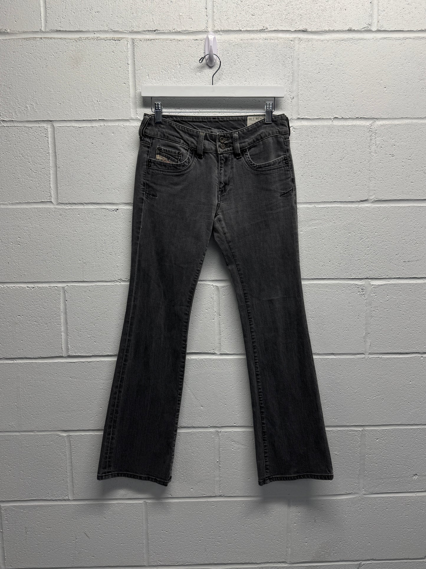 Y2K 2000s Diesel Low Rise Flared Jeans [28]
