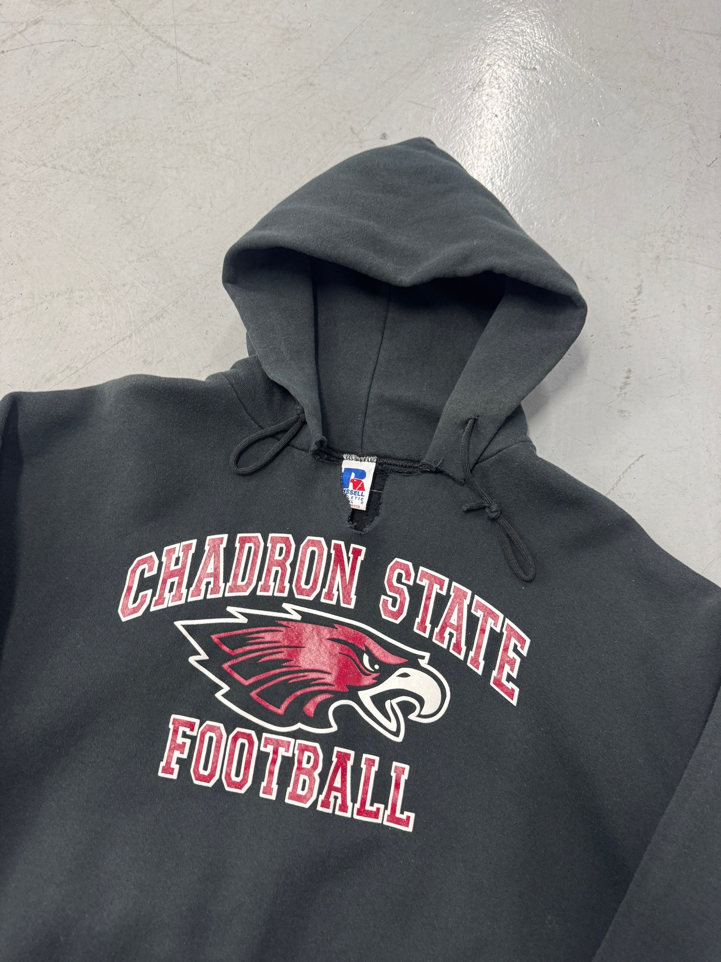 1990s Distressed Russell Hoodie [XXL]