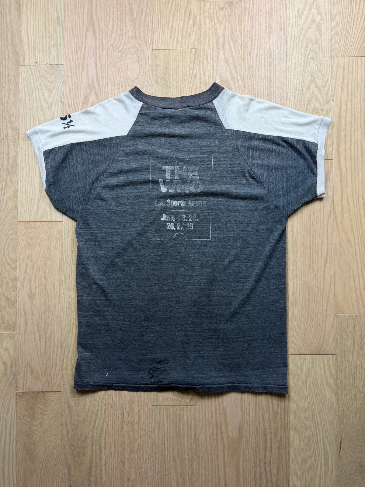 1980s Kilos 95.5 The Who Ringer Shirt [XL]