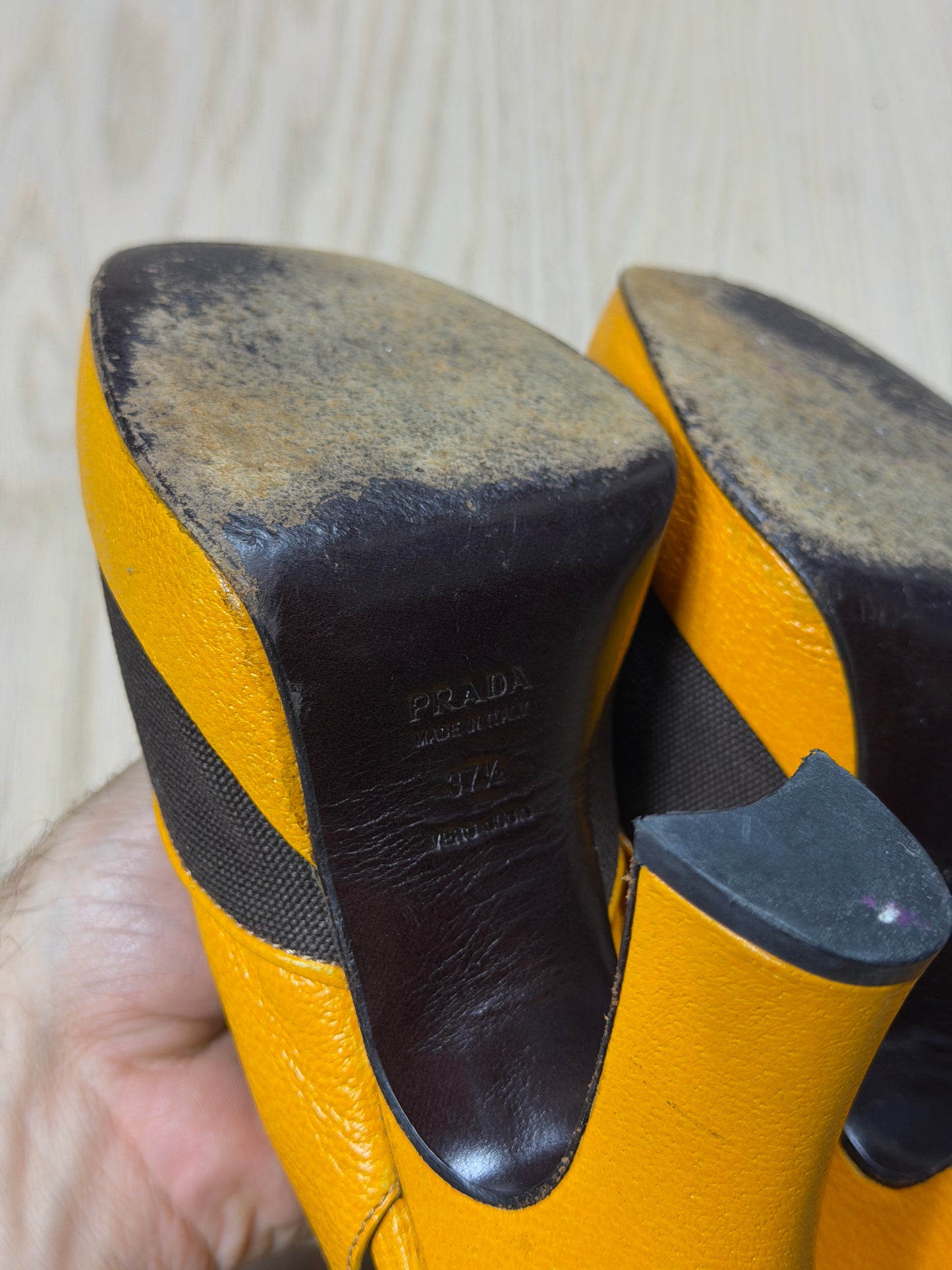 Vintage Prada 2000s Wedge Heels