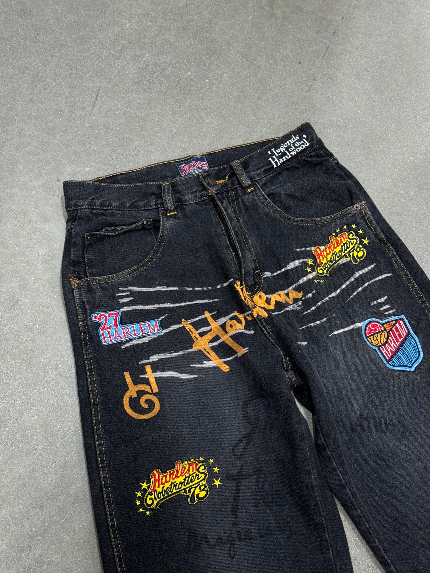Vintage Y2K Harlem Globetrotters Jorts [30]