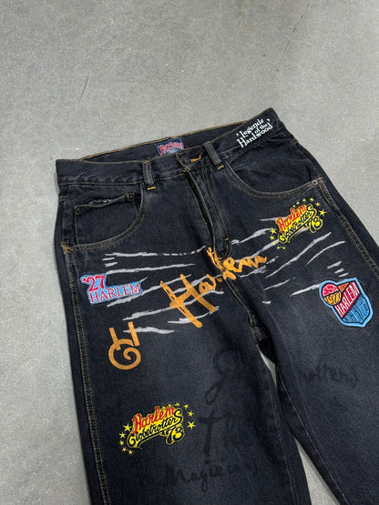 Vintage Y2K Harlem Globetrotters Jorts [30]