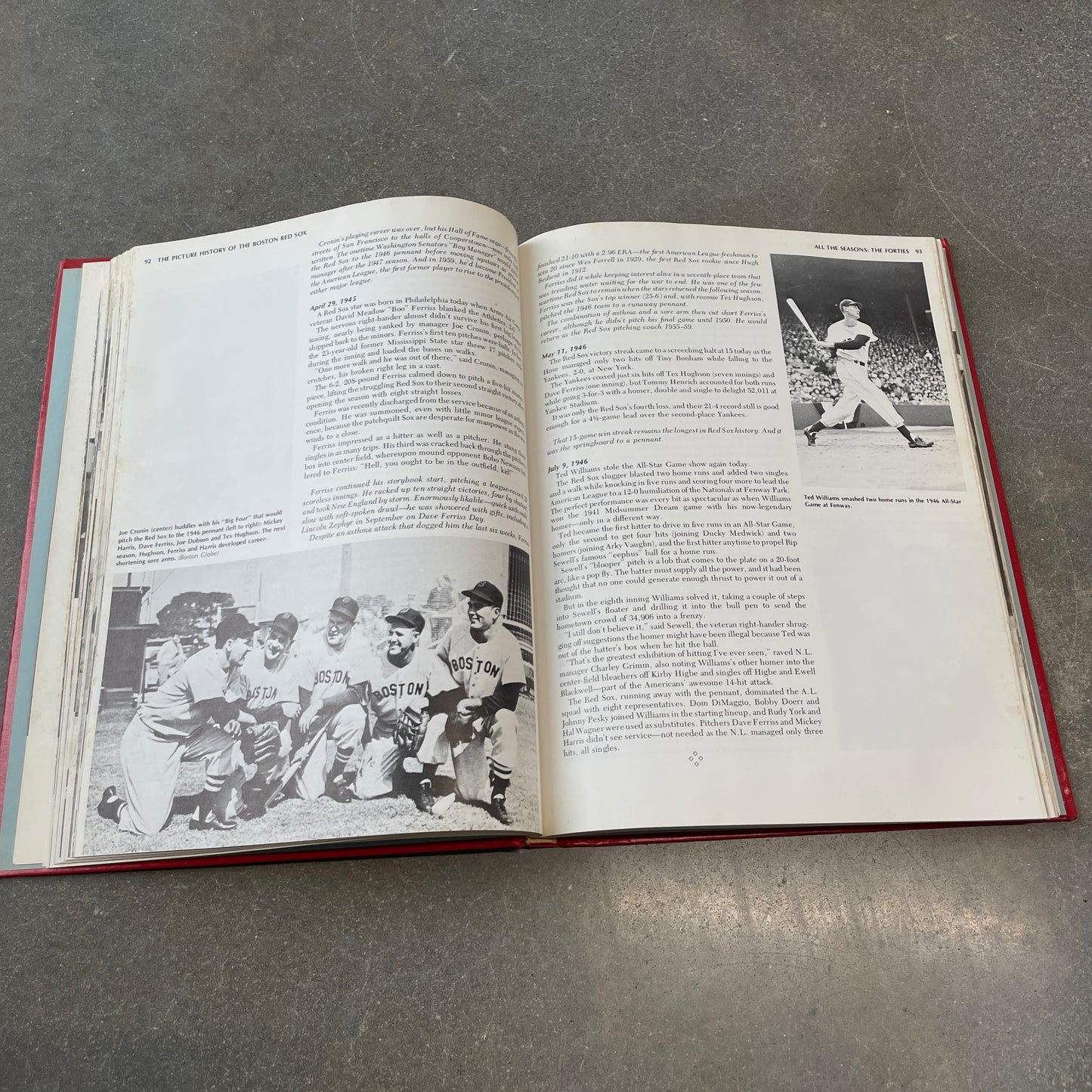 1979 The Picture History of the Boston Red Sox