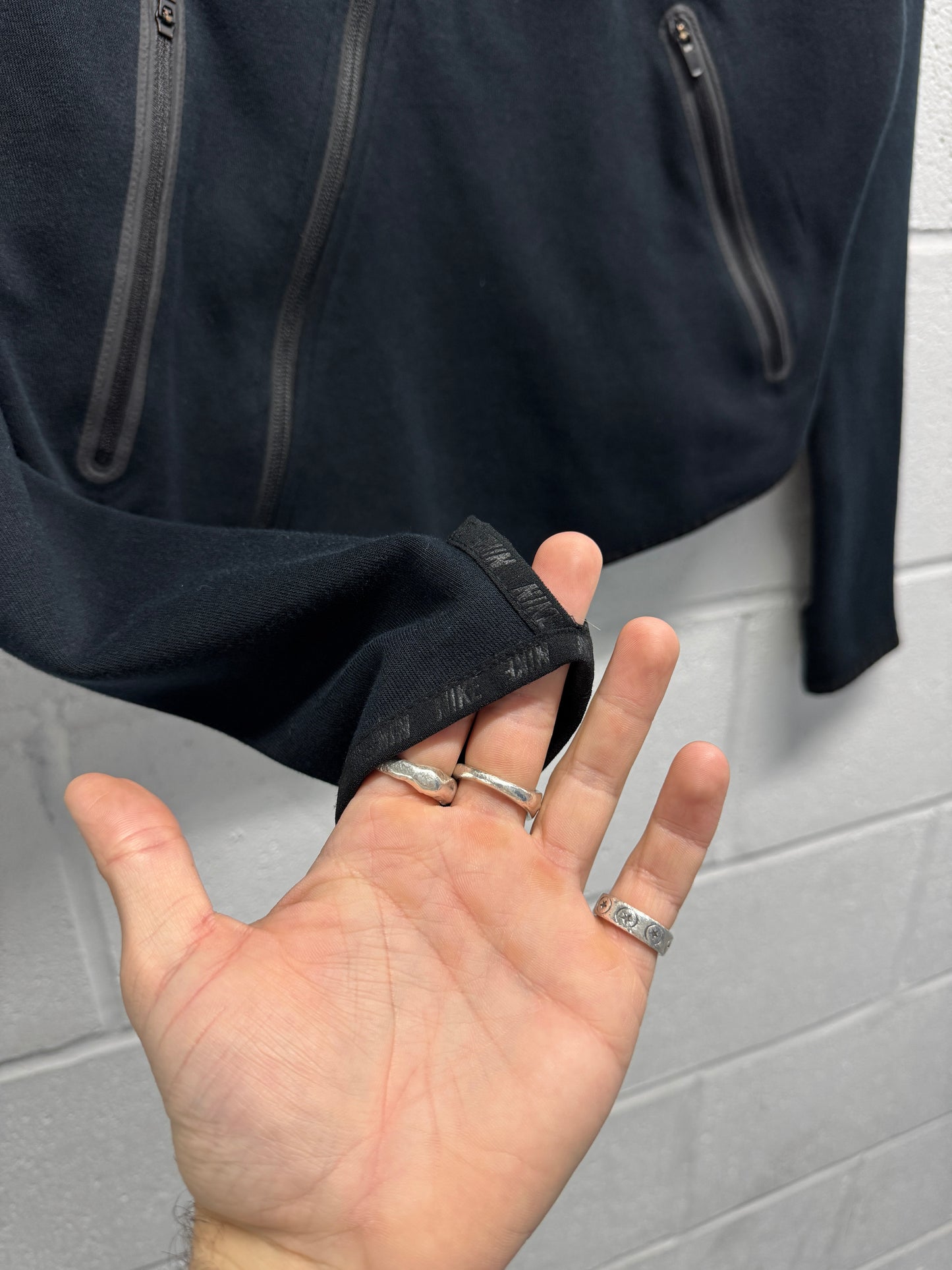 Y2K 2000s Asymmetrical Nike Tech Fleece [S]