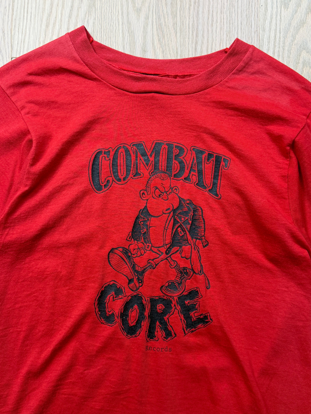 1980s Combat Core Records T-Shirt [M]