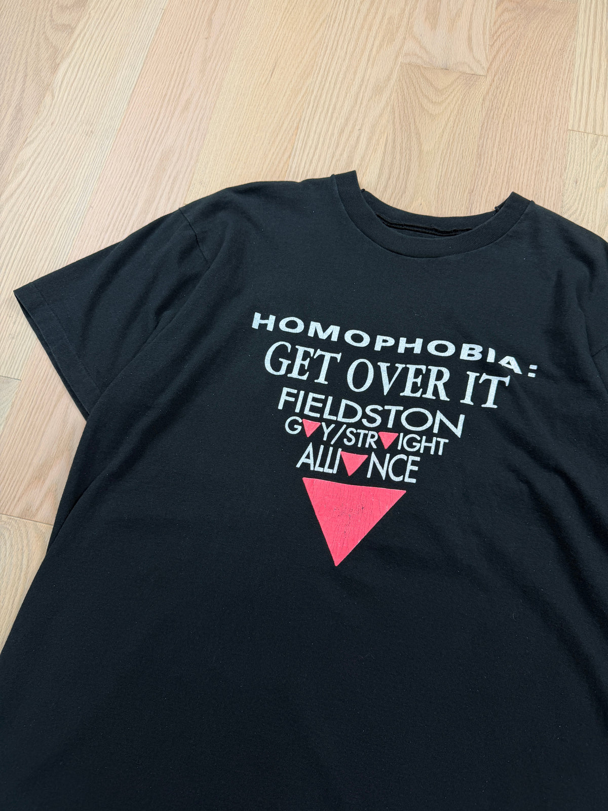 1990s Homophobia Text T-Shirt [XL]