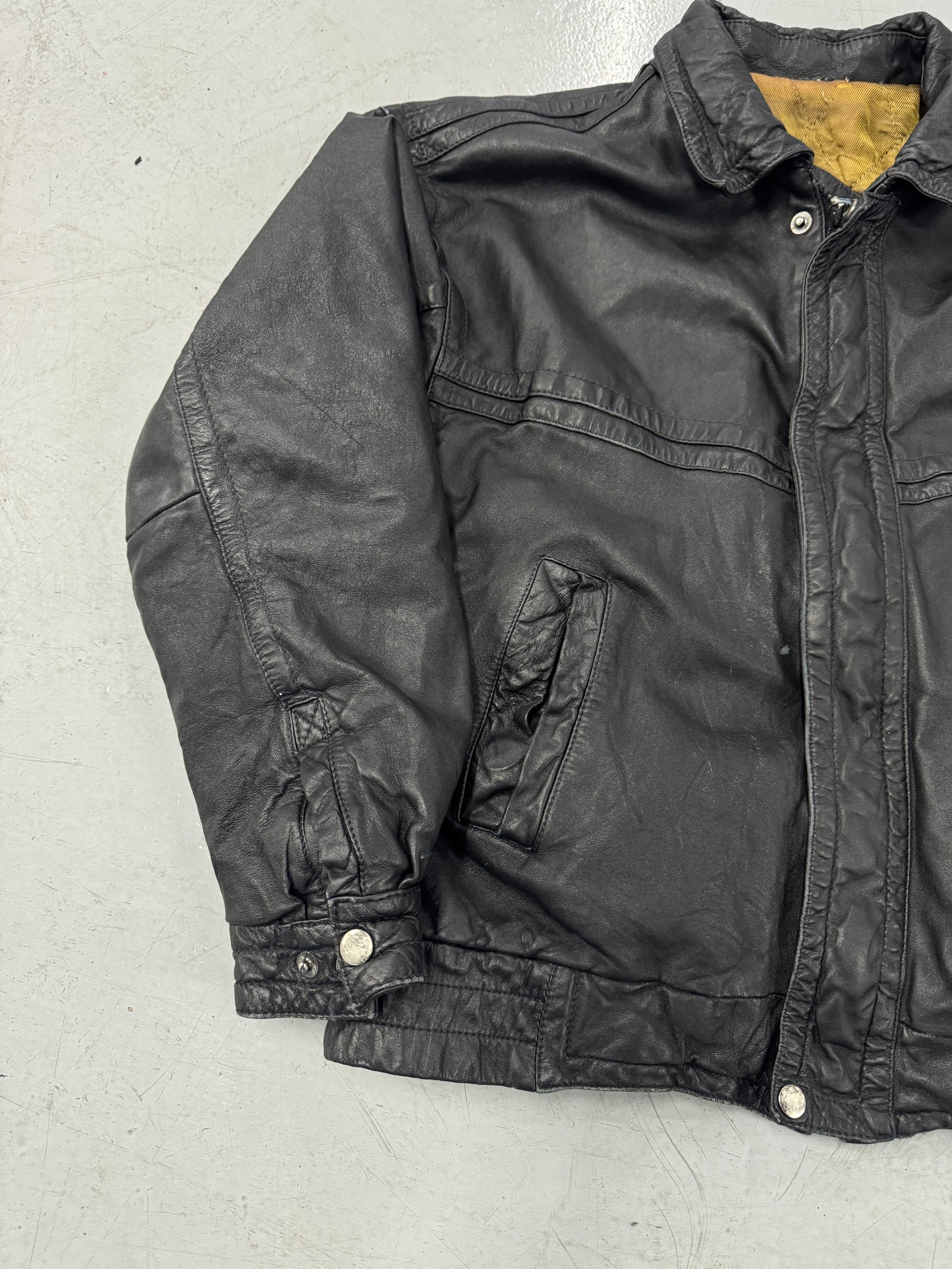 2000s Leather Jacket [M]