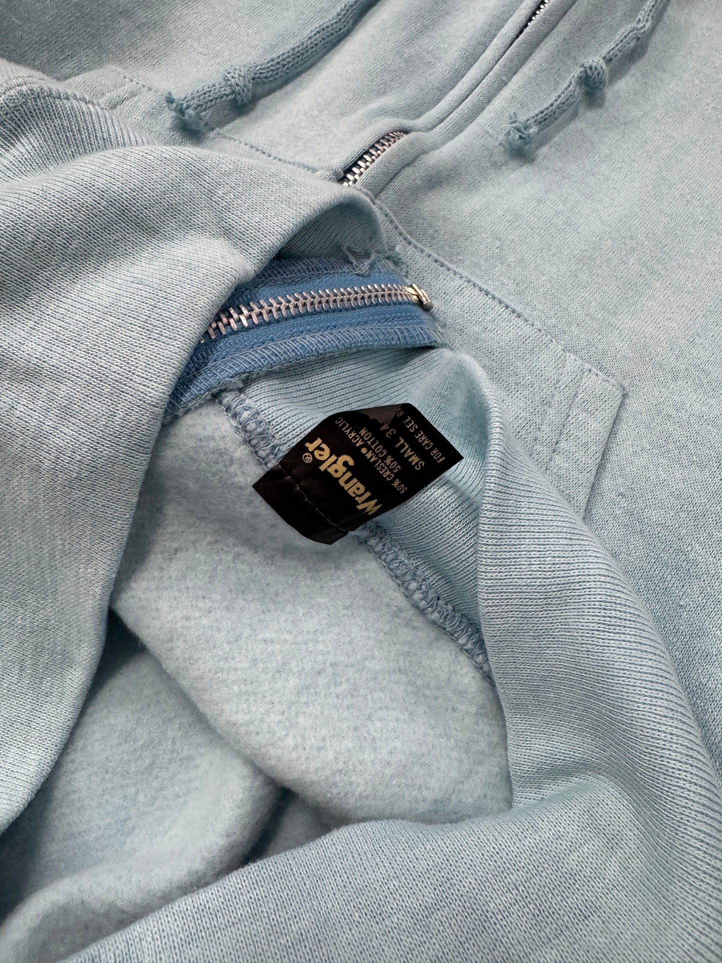 1980s Wrangler Light Blue Zip-Up [S/M]