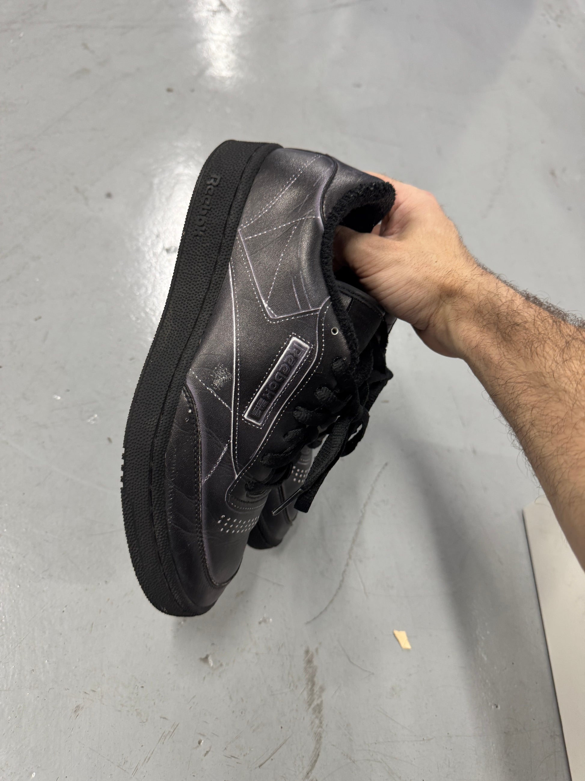 Maison Margiela x Reebok Club C 'Trompe L'oeil' Black [US8]