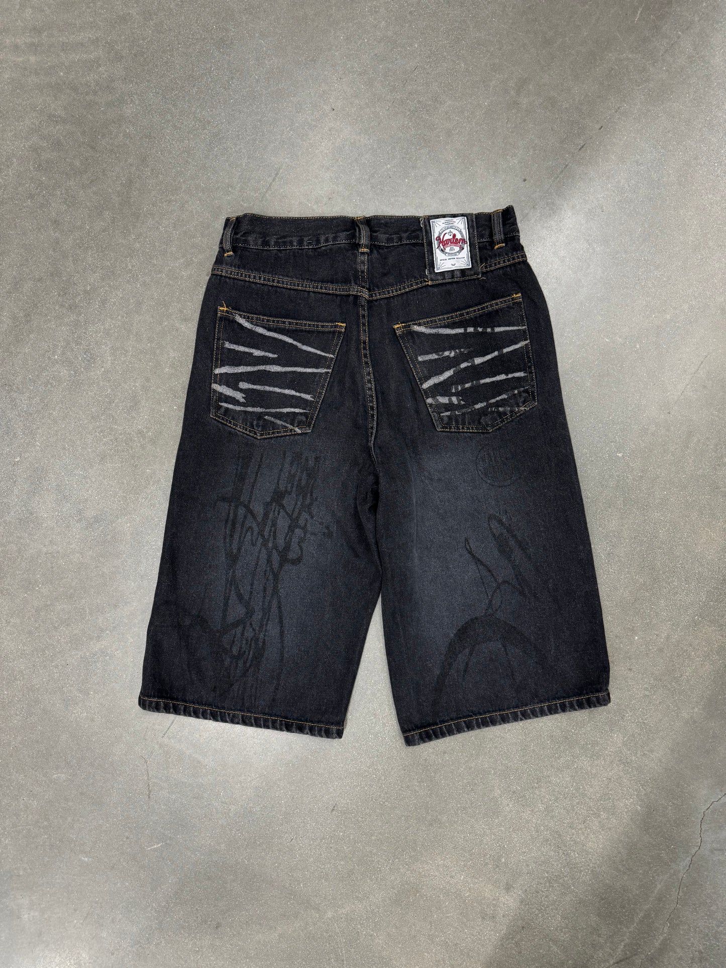 Vintage Y2K Harlem Globetrotters Jorts [30]