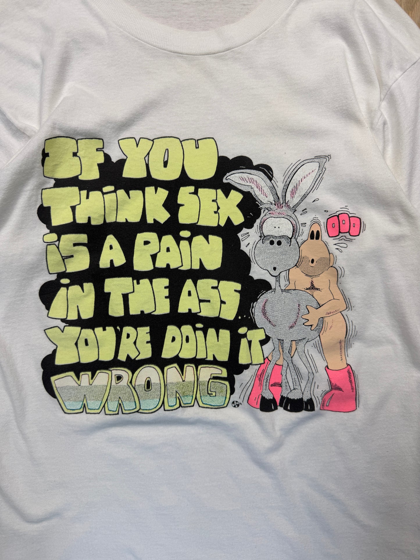 1990s Sex Humor Parody T-Shirt [M/L]