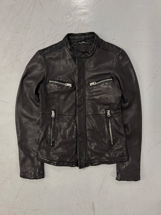 Japanese Leather Jacket w/ Ideal Zippers [S]