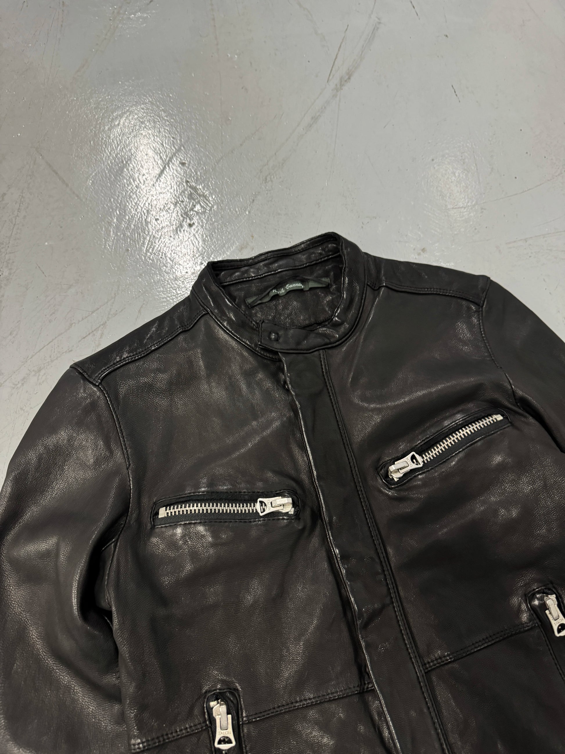 Japanese Leather Jacket w/ Ideal Zippers [S]
