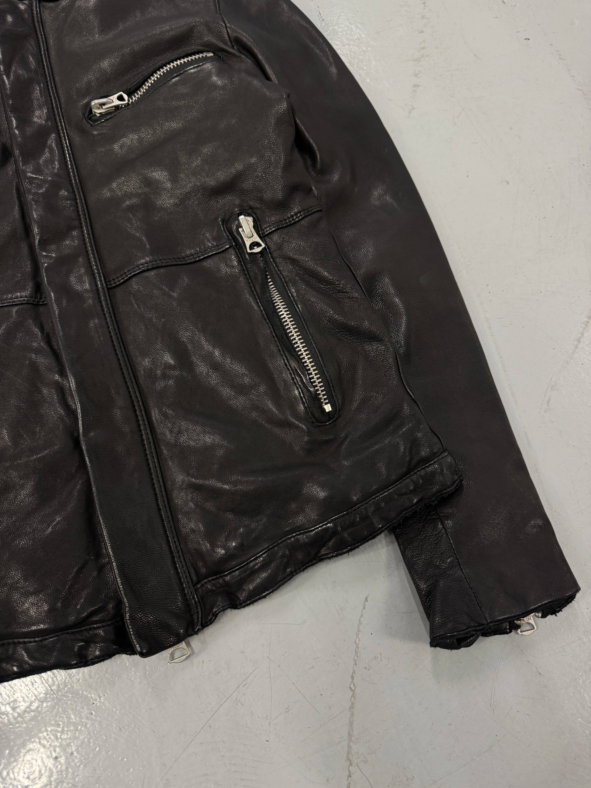 Japanese Leather Jacket w/ Ideal Zippers [S]