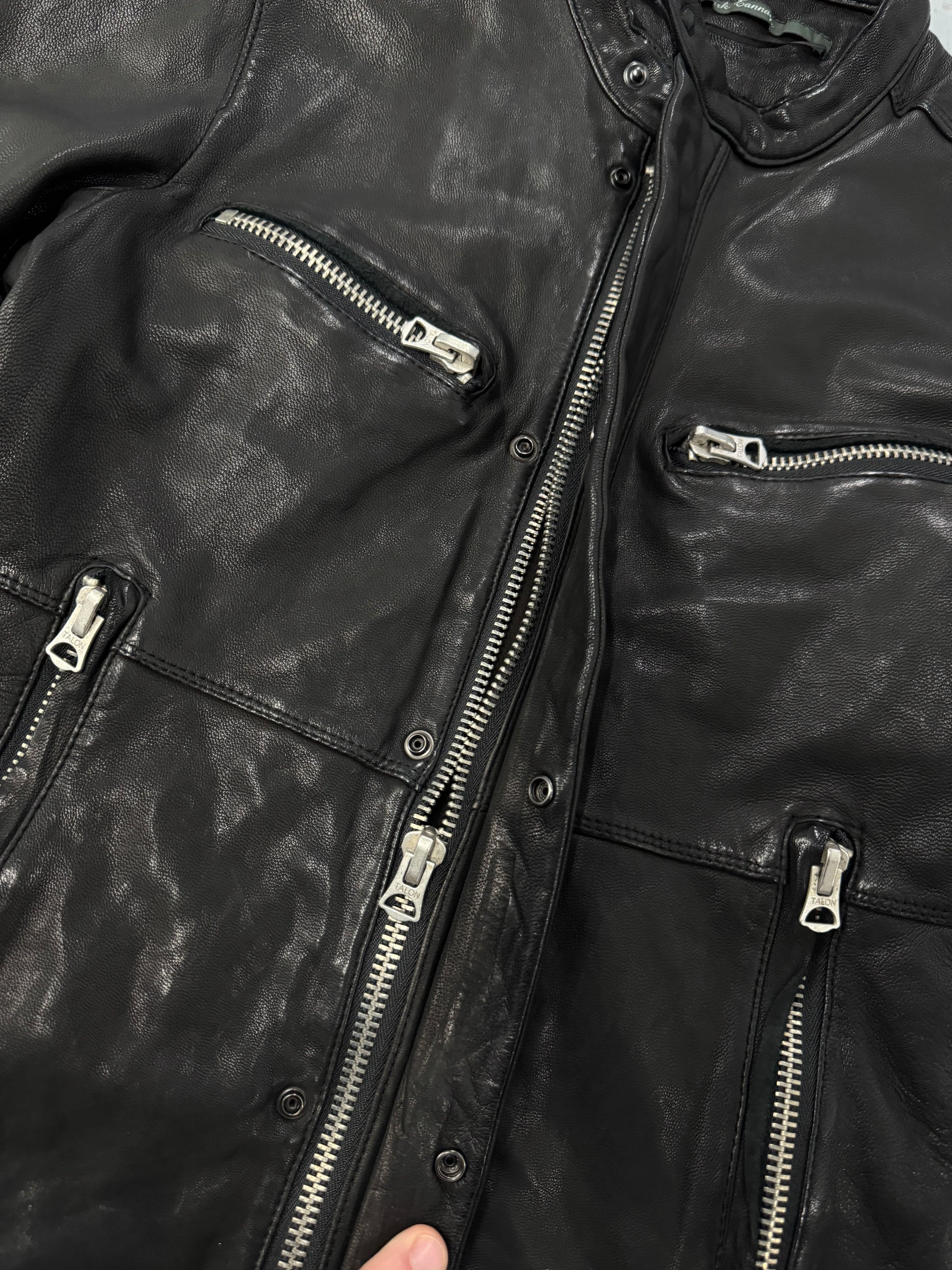Japanese Leather Jacket w/ Ideal Zippers [S]