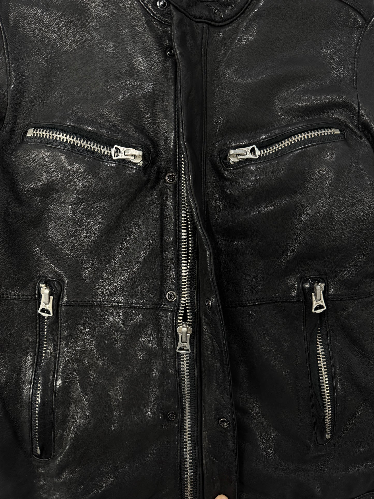 Japanese Leather Jacket w/ Ideal Zippers [S]