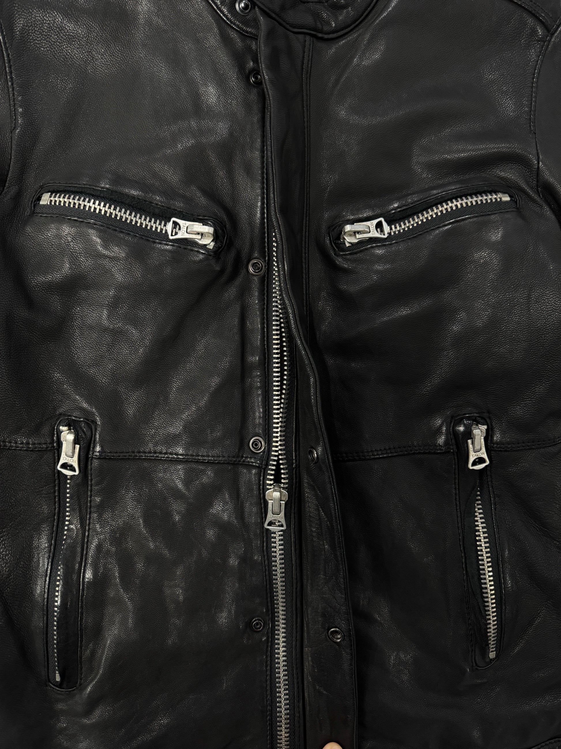 Japanese Leather Jacket w/ Ideal Zippers [S]