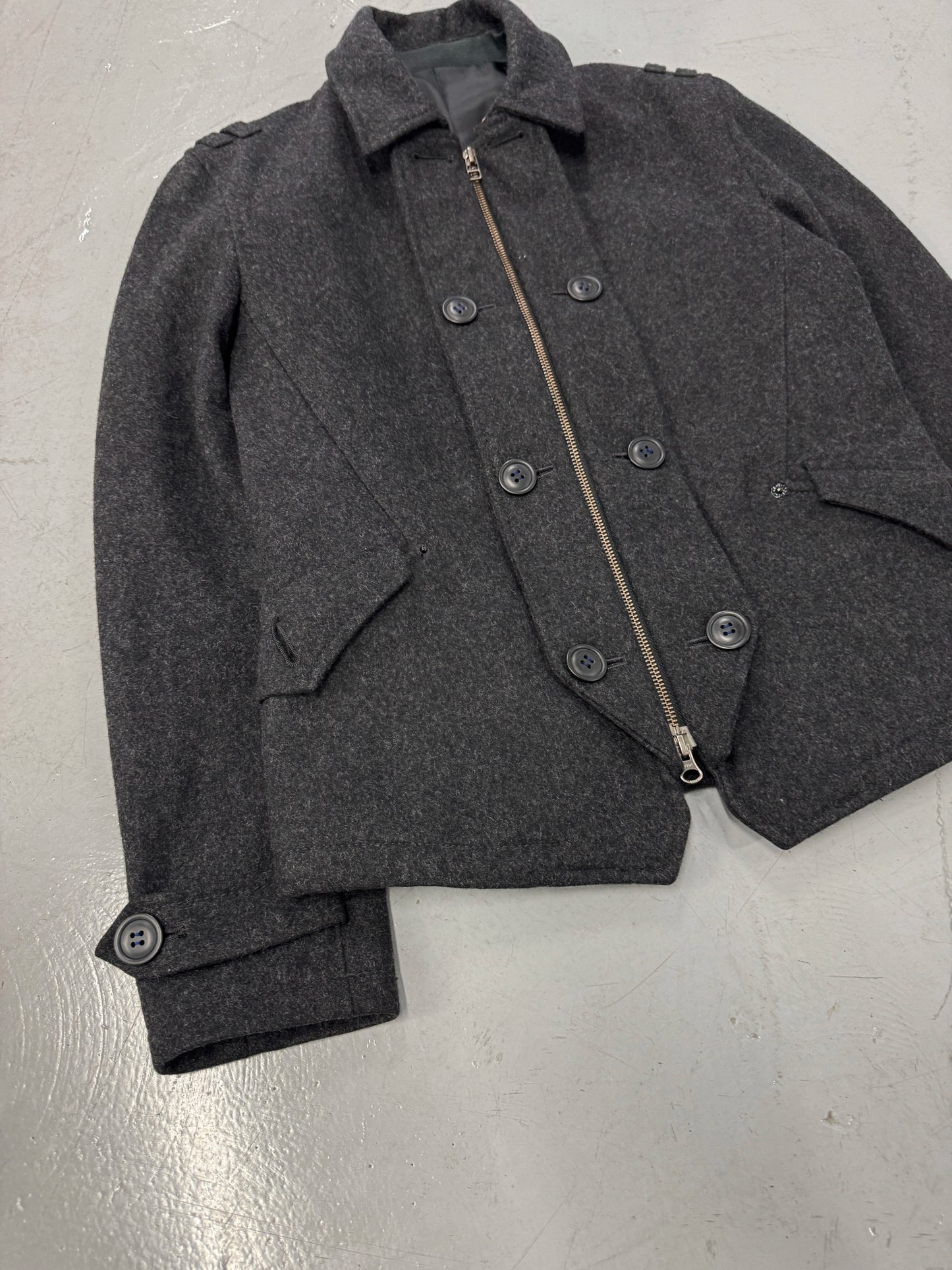 PPFM Wool Military Style Zip Jacket [M]