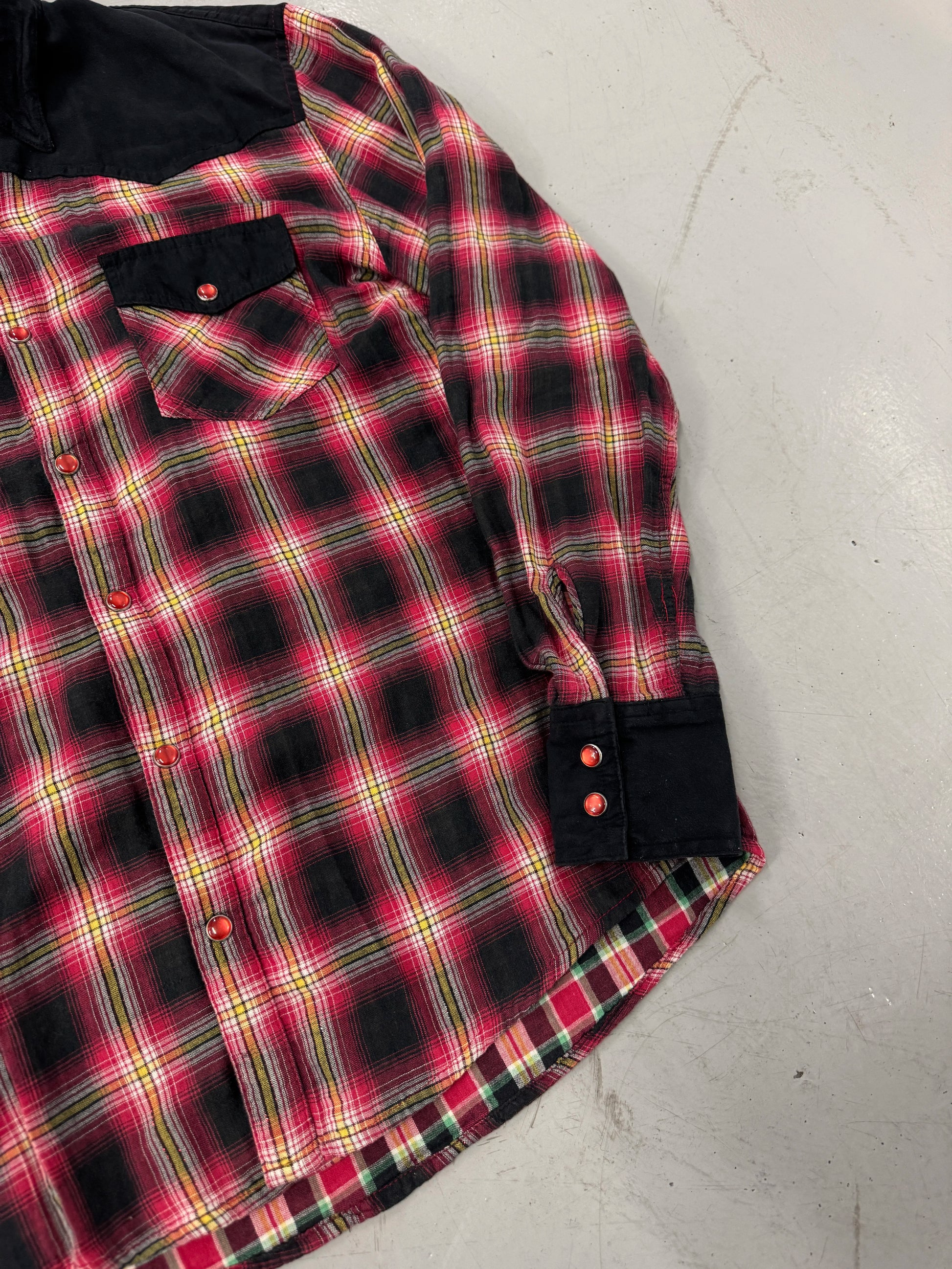 Semanticdesign Western Button-Up w/ Wired Collar [M]