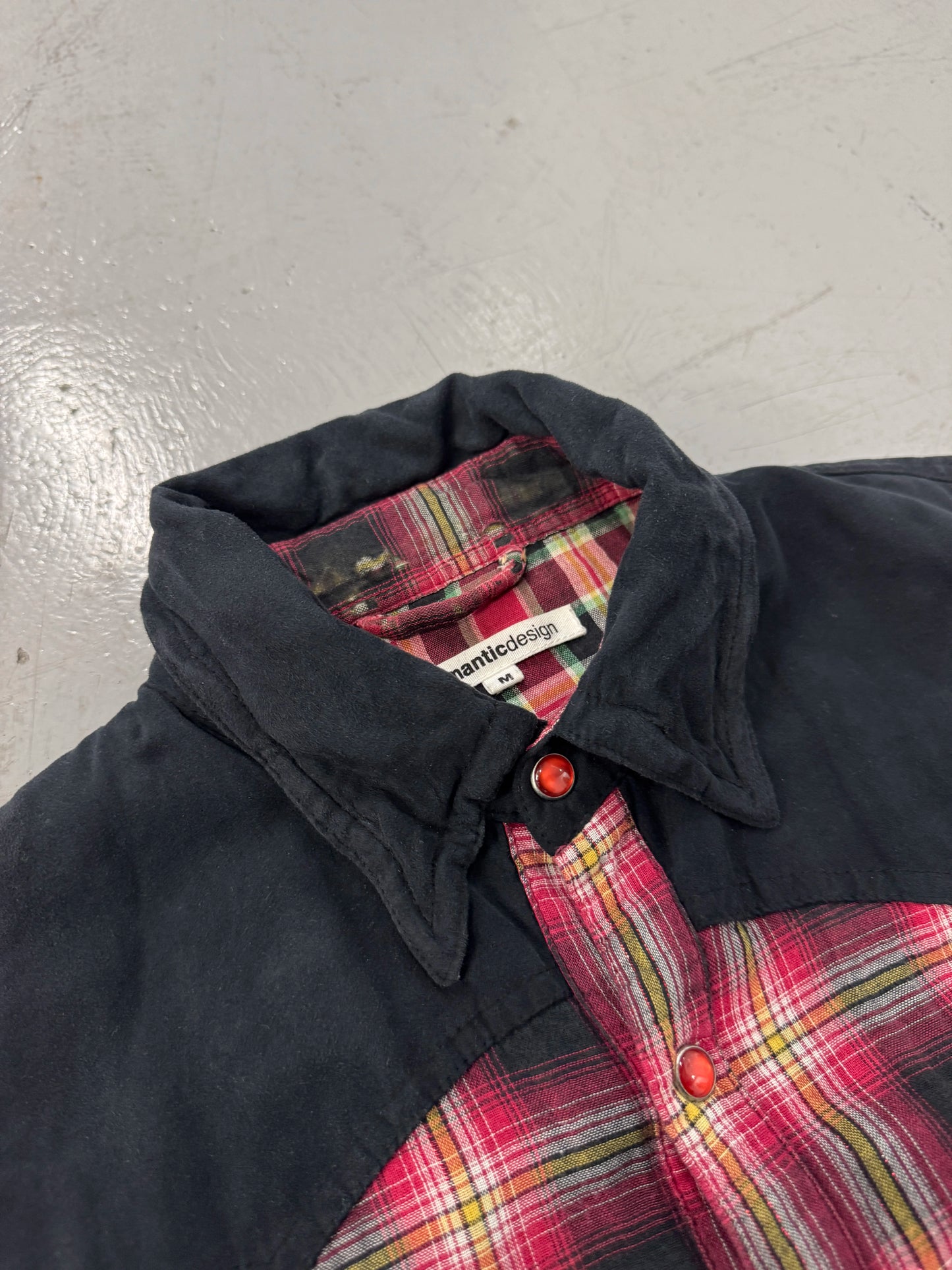 Semanticdesign Western Button-Up w/ Wired Collar [M]