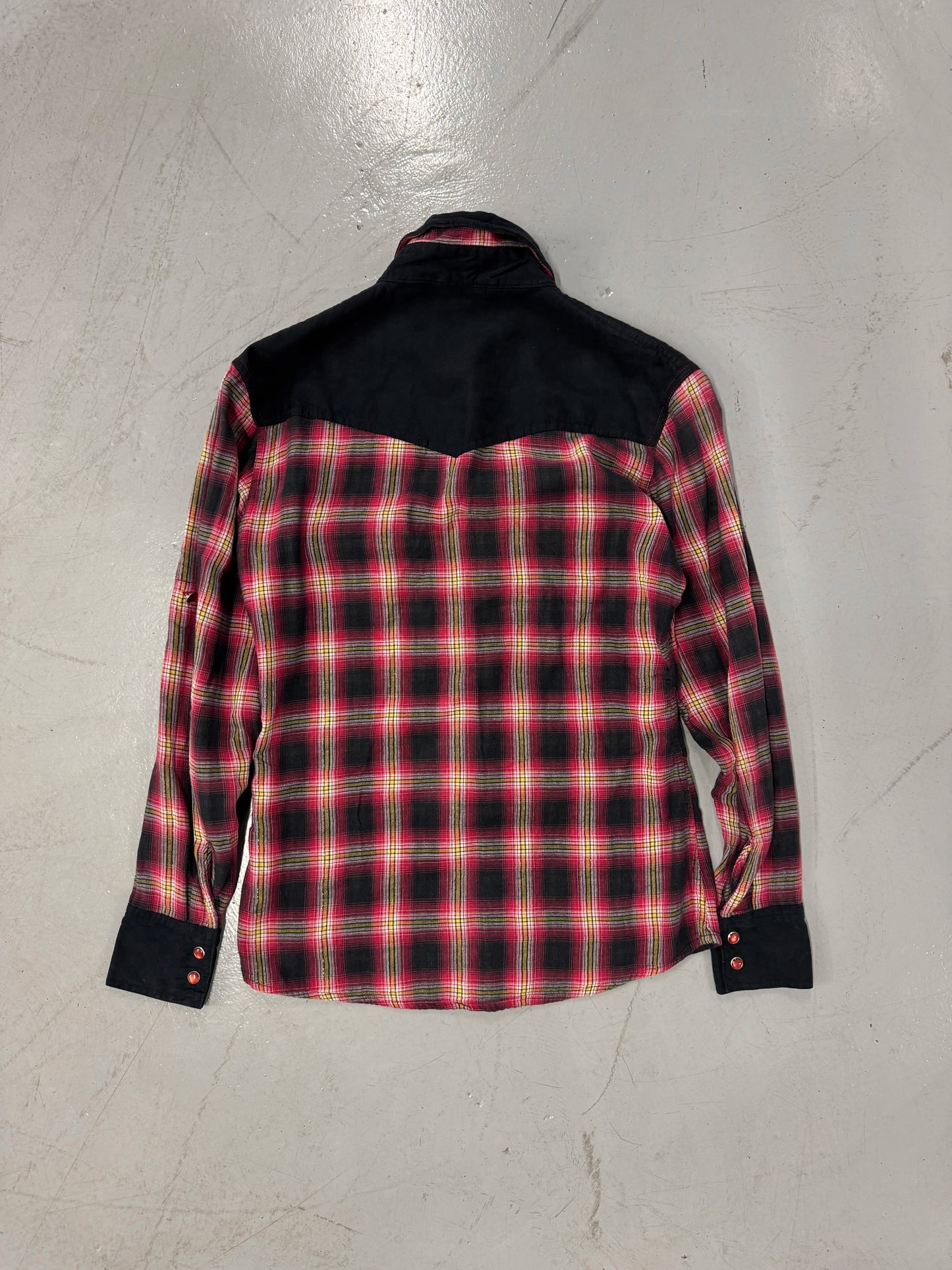 Semanticdesign Western Button-Up w/ Wired Collar [M]