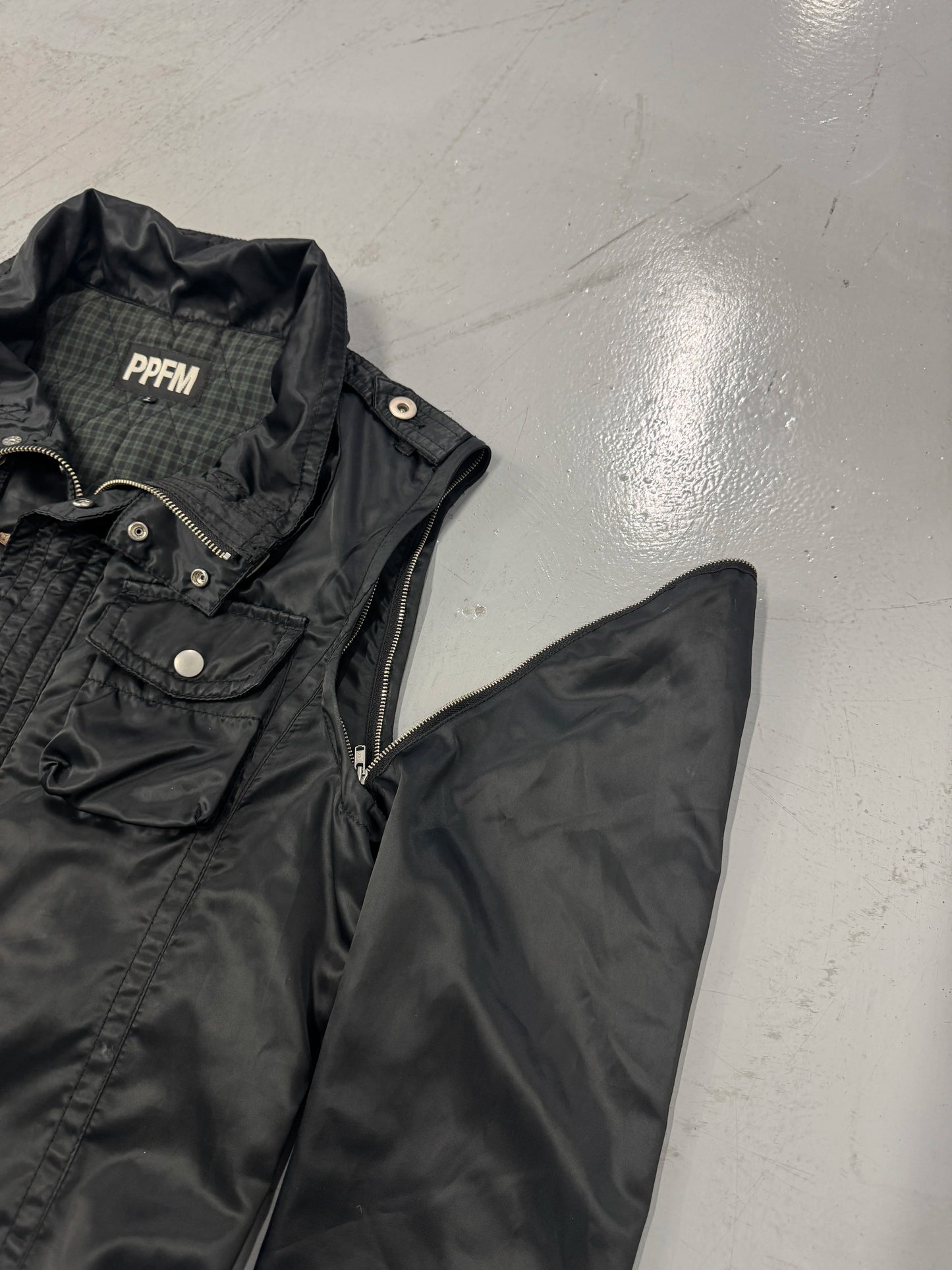 PPFM Detachable-Sleeve Moto Jacket [L]