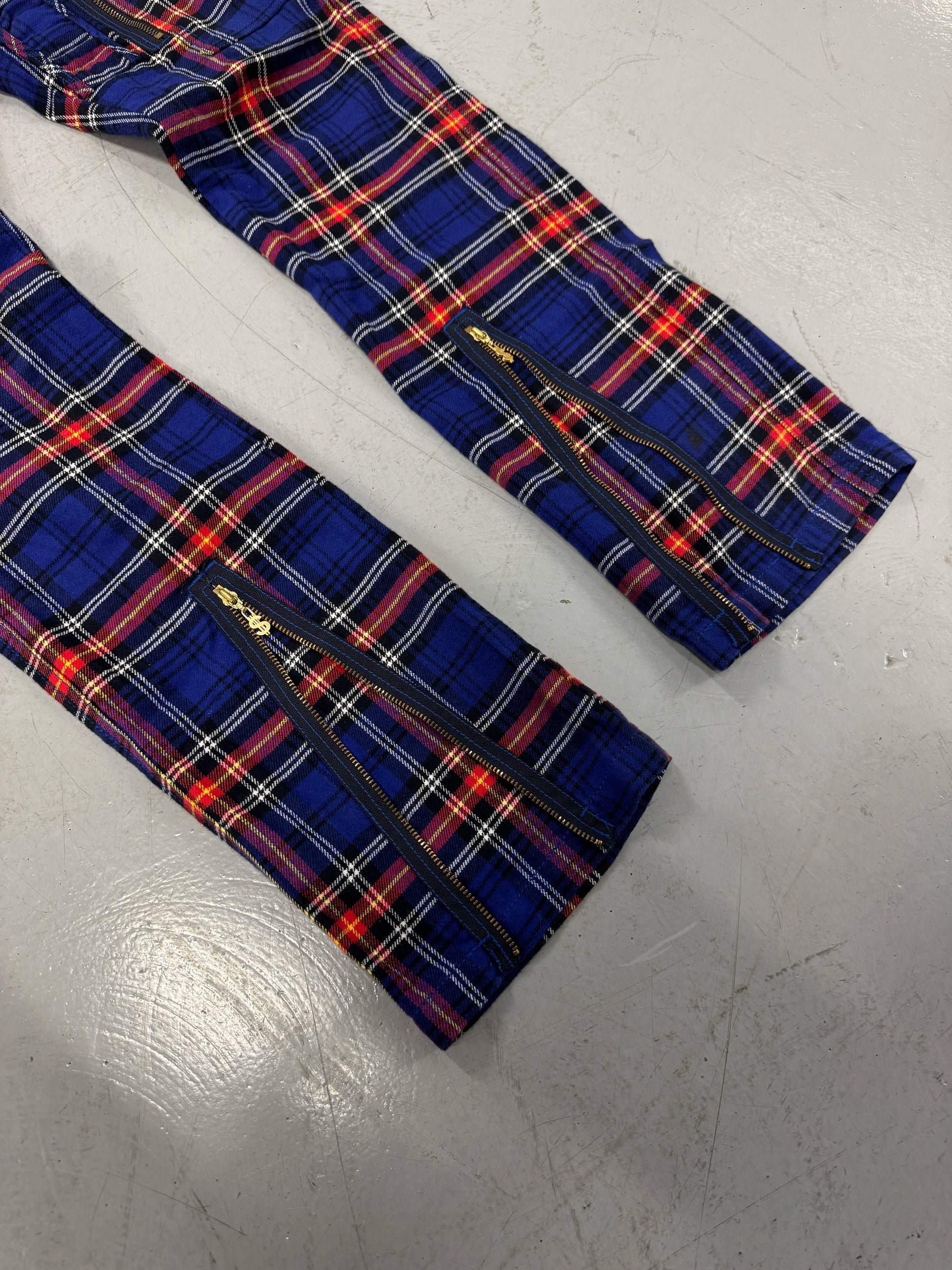 Swagger Plaid Bondage Cargo Pants [32]