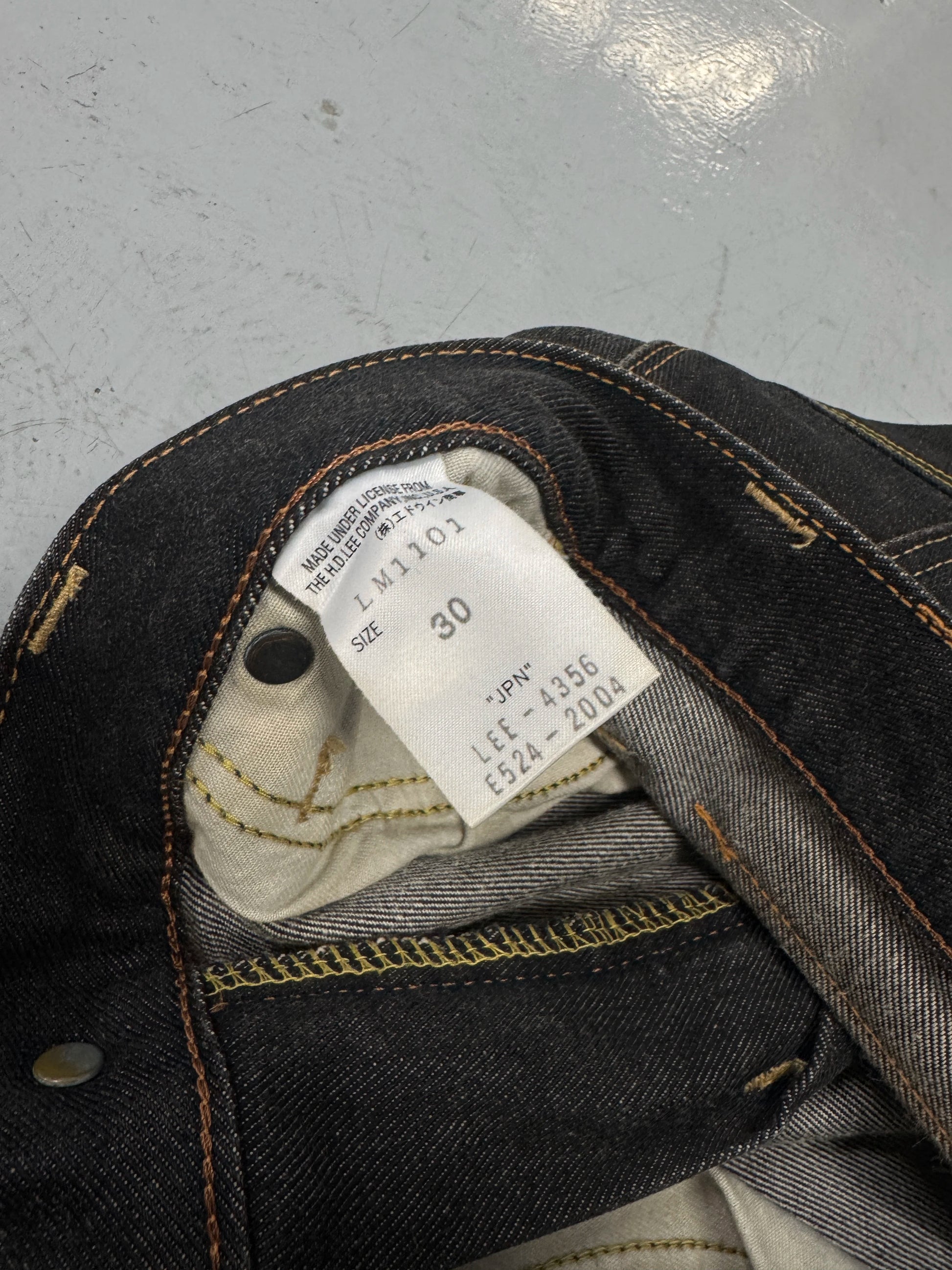 2000s Japanese Lee Riders Faded Straight Leg Jeans [31] 