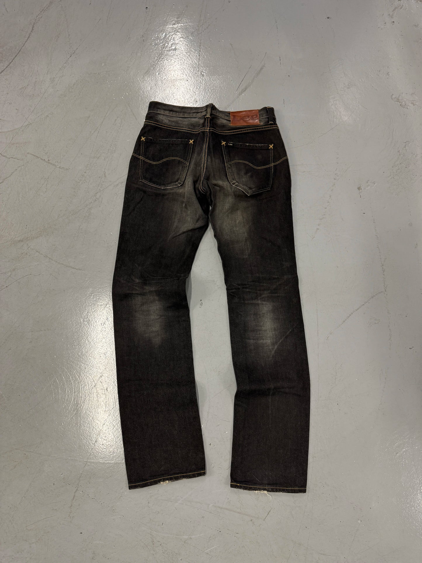 2000s Japanese Lee Riders Faded Straight Leg Jeans [31] 