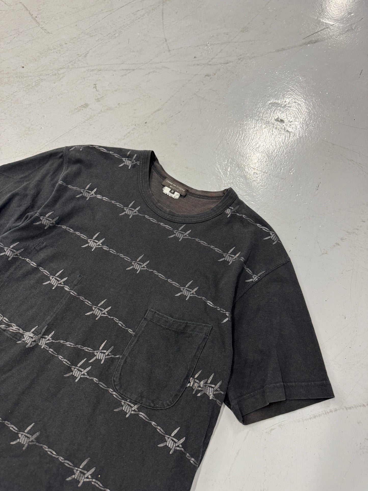 SS08 CDG Homme Plus Barbedwire Pocket Shirt [M]