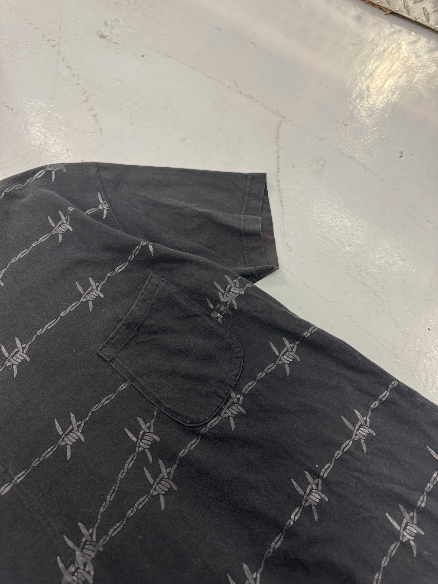 SS08 CDG Homme Plus Barbedwire Pocket Shirt [M]