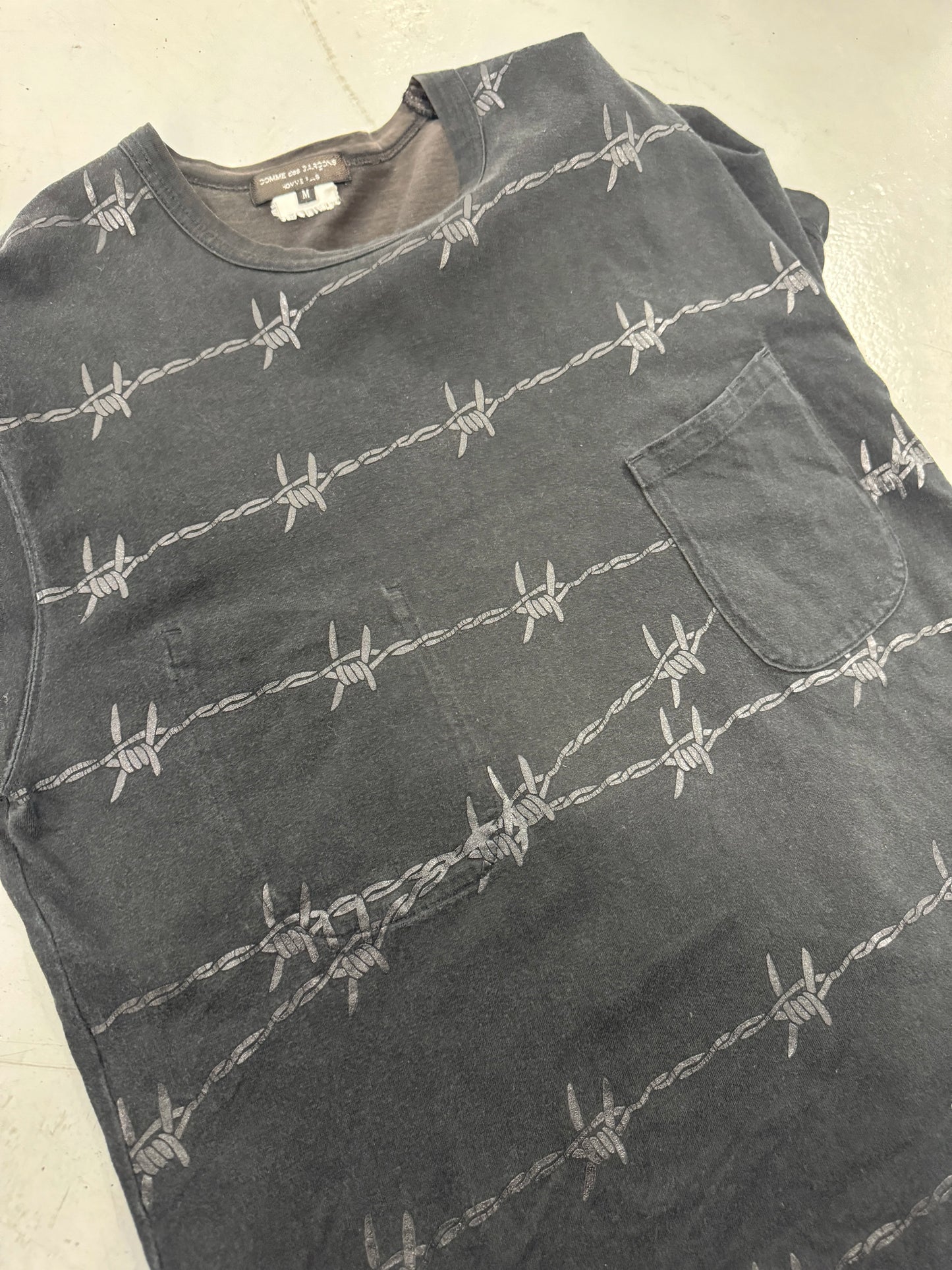 SS08 CDG Homme Plus Barbedwire Pocket Shirt [M]