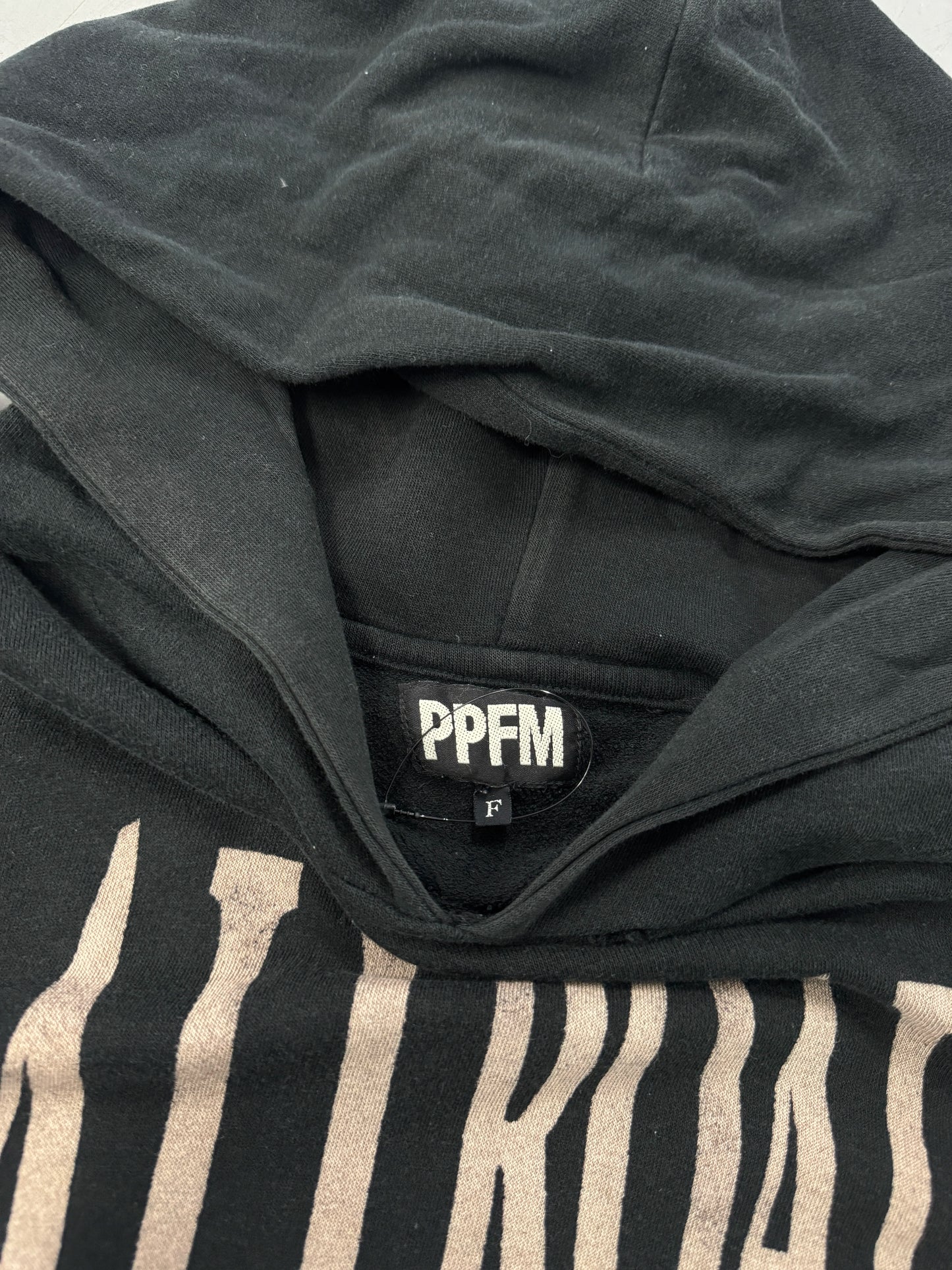 PPFM “All Roads Lead to Rock” Black Graphic Hoodie [L]