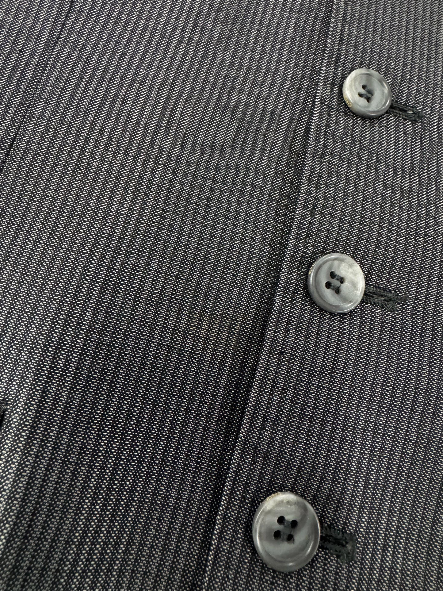 2000s D&G Pinstripe Vest Waistcoat [46]