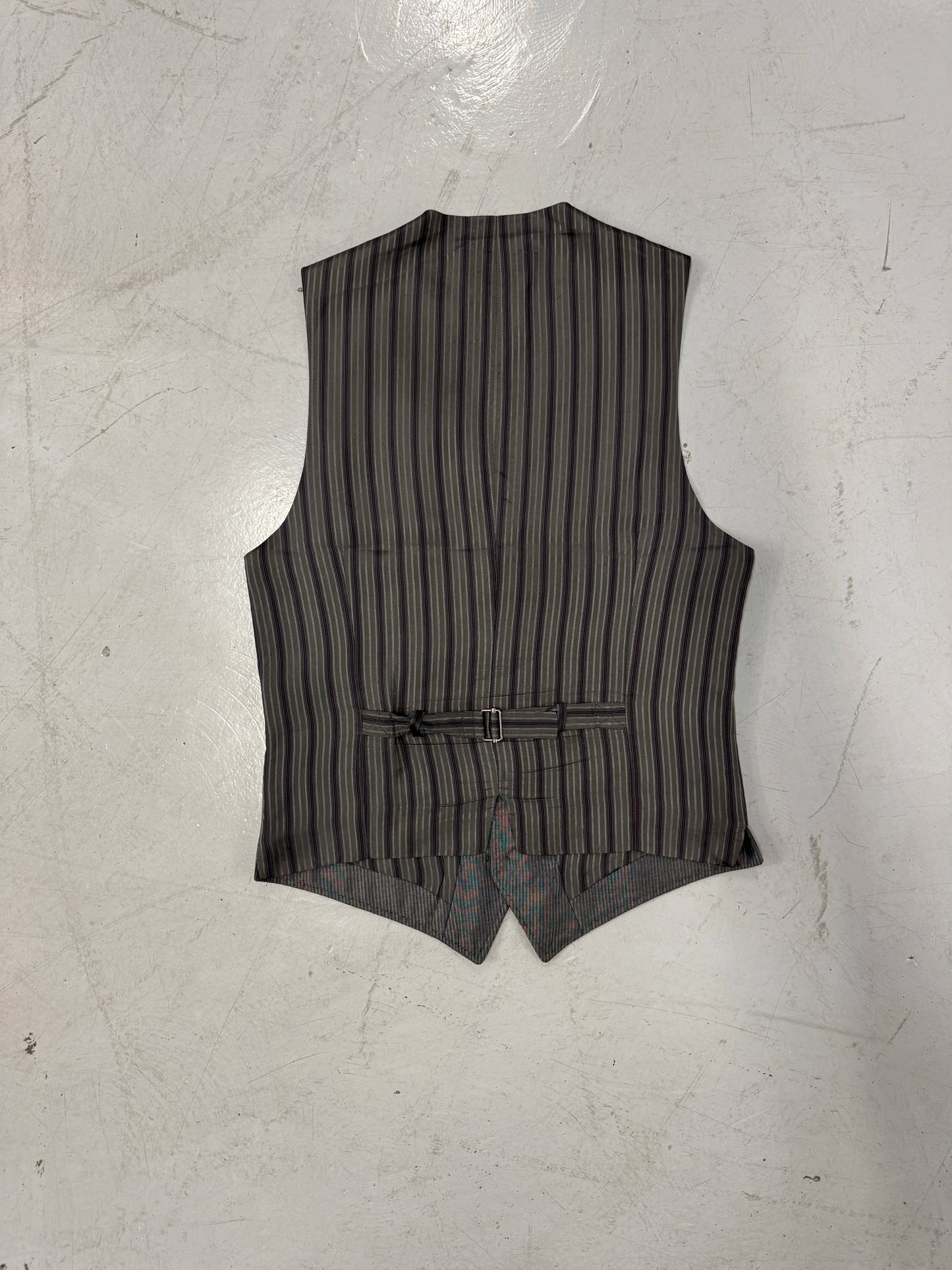 2000s D&G Pinstripe Vest Waistcoat [46]