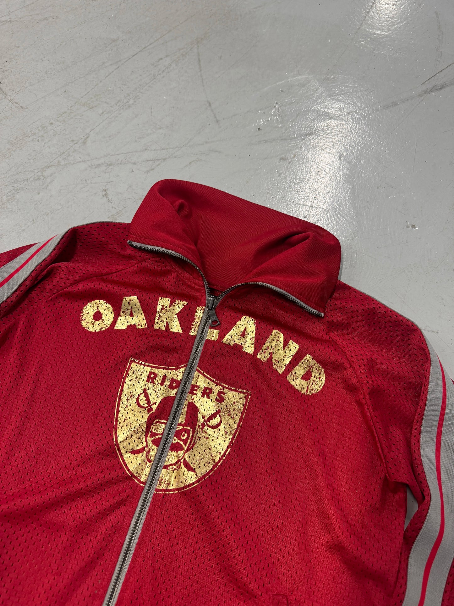 2000s PPFM Oakland Raiders Track Jacket [L]