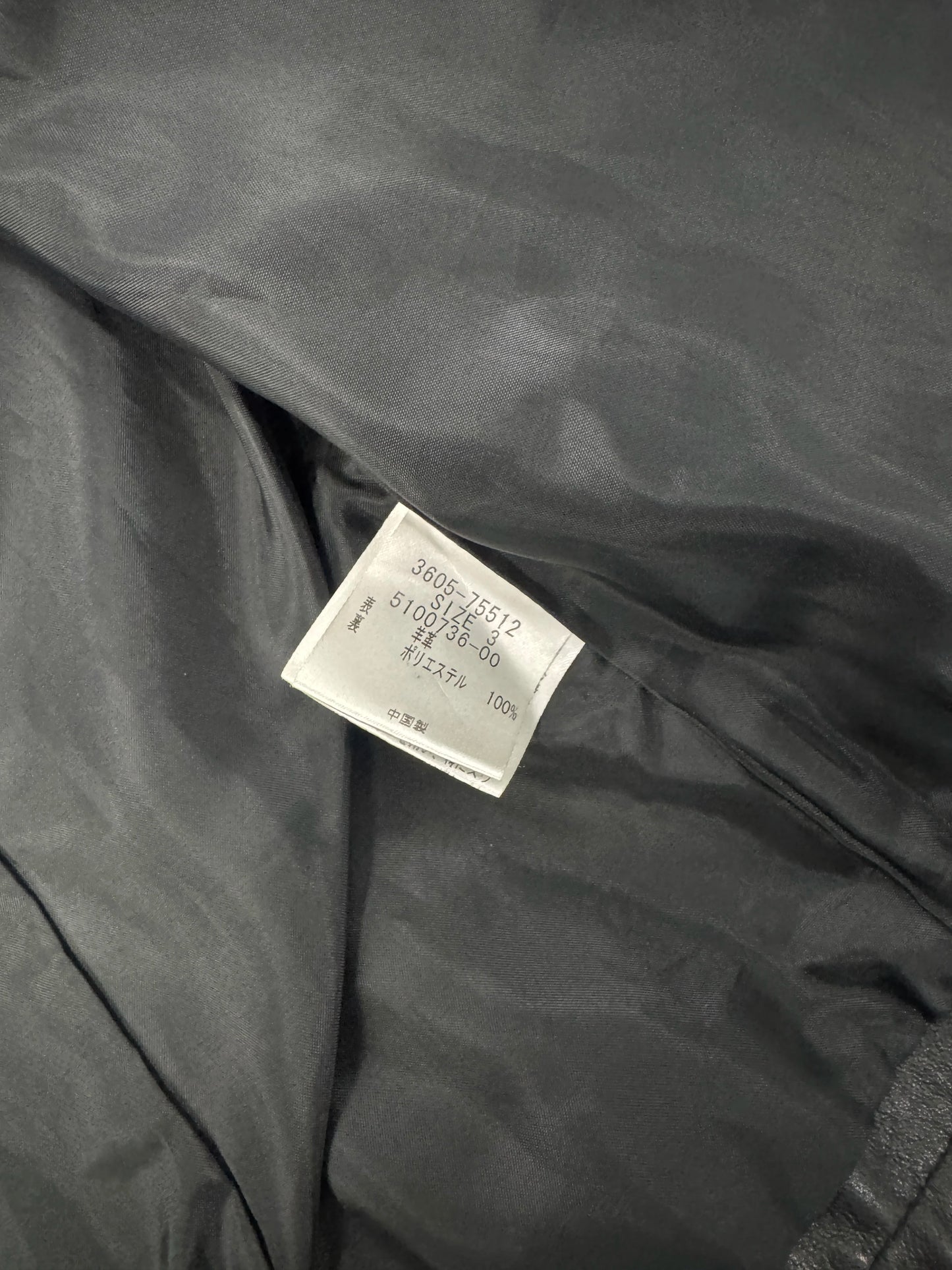 I.A.F. Sheepskin Leather Asymmetrical Zip Moto Jacket [3]